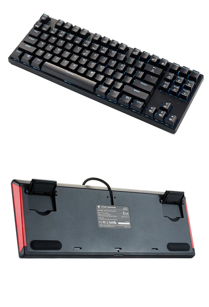 HEXGEARS Mechanical Keyboard Gaming Hot-Swappable Switch Russian 87 Key Waterproof Kailh BOX Switch Keyboard Custom Macro GK12
