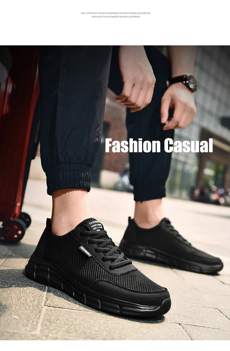 Men's Shoes Casual Mesh Summer Sneakers Breathable Lightweight Tenis Men Walking Sneaker Comfortable Masculino Zapatillas Hombre