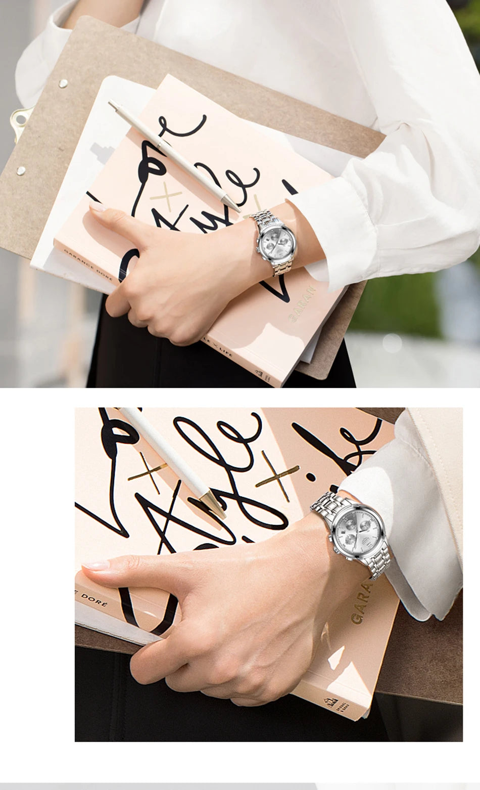 LIGE New Fashion Luxury Women Watch Waterproof Quartz Ladies Watches Business Steel Band Casual Bracelet Date Clock Wristwatches