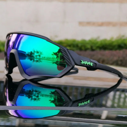 2025 Polarized Sport 5 Lens Cycling Glasses Bike Mtb Sunglasses Men Women Fishing Running Goggles Fashion Safety Bicycle Eyewear