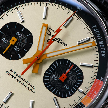 Sugess ST1901 Man Watch Mechanical Chronograph Origin Movement Swanneck Wristwatch Official Pilot Sappire Crystal Military Limit