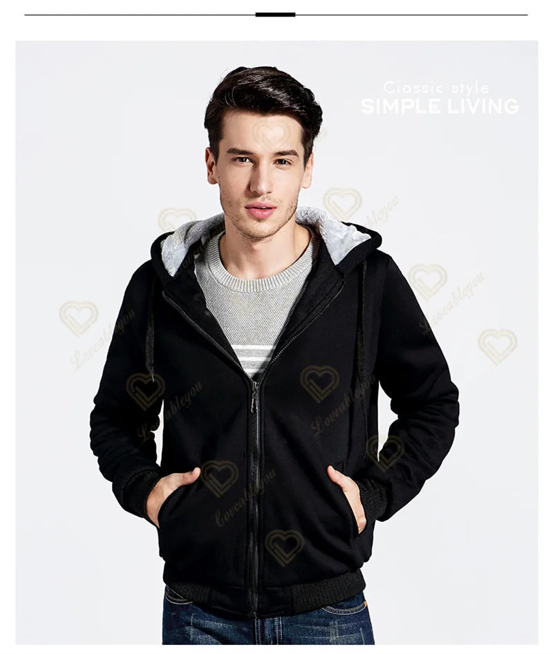 Sweat-shirts com capuz luminosos Fortnite de inverno, quentes, para homem e mulher, cosplay de jogo, em velo espesso, com fecho, casaco e sobretudo para casal