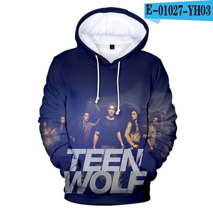New TV Series TEEN WOLF 3D Printed Hoodies Men Women Fashion Harajuku Autumn Kids Streetwear Pullovers Fashion Hip-hop Hoodie