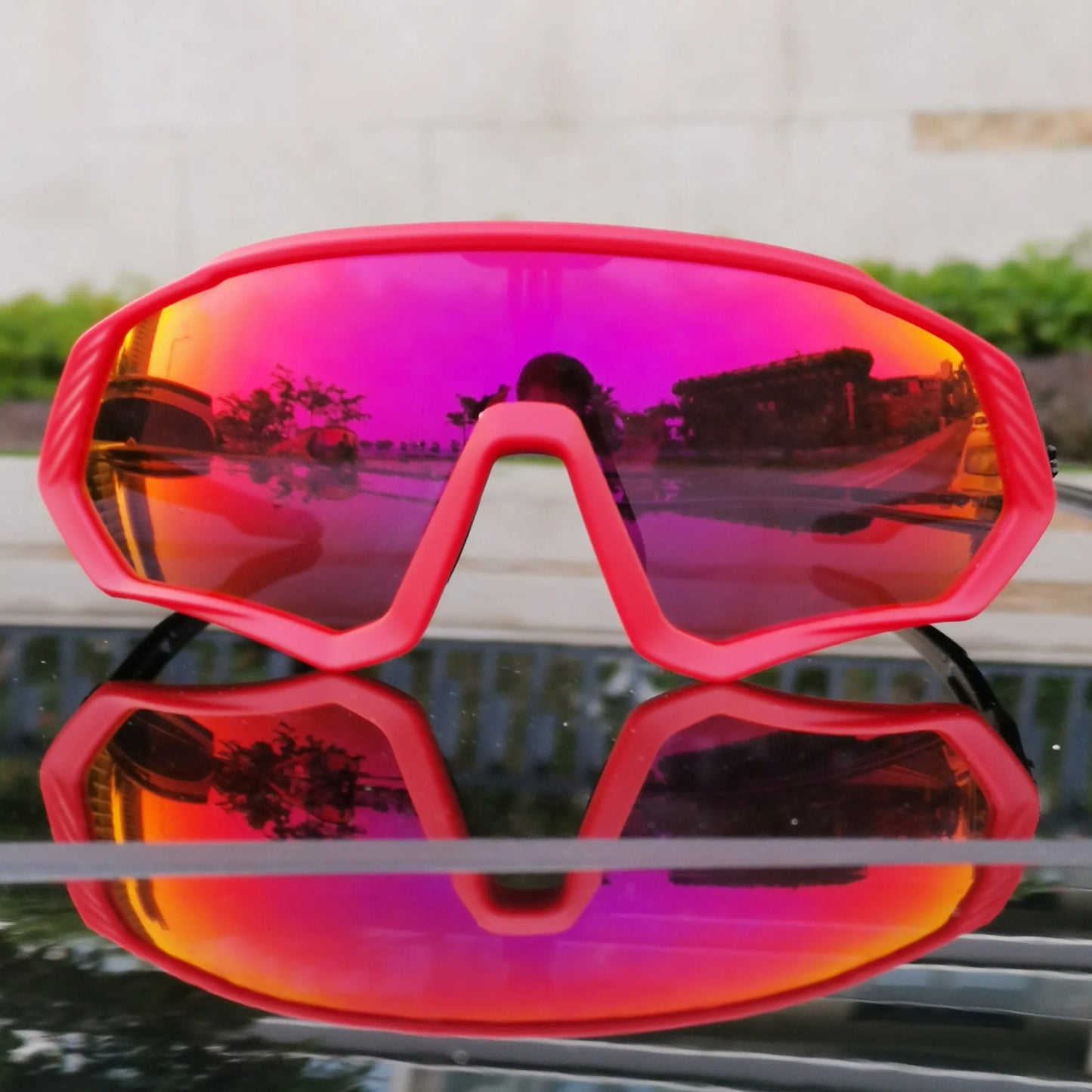 2025 Polarized Sport 5 Lens Cycling Glasses Bike Mtb Sunglasses Men Women Fishing Running Goggles Fashion Safety Bicycle Eyewear