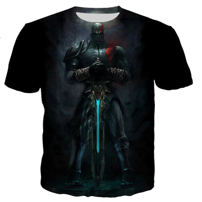 God of War 3D Printed T-shirt Men Women 2021 New Fashion Cool Casual Short Sleeve Unisex Harajuku Style Streetwear Tee Tops