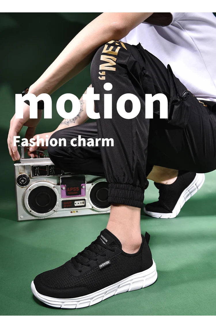 Men's Shoes Casual Mesh Summer Sneakers Breathable Lightweight Tenis Men Walking Sneaker Comfortable Masculino Zapatillas Hombre