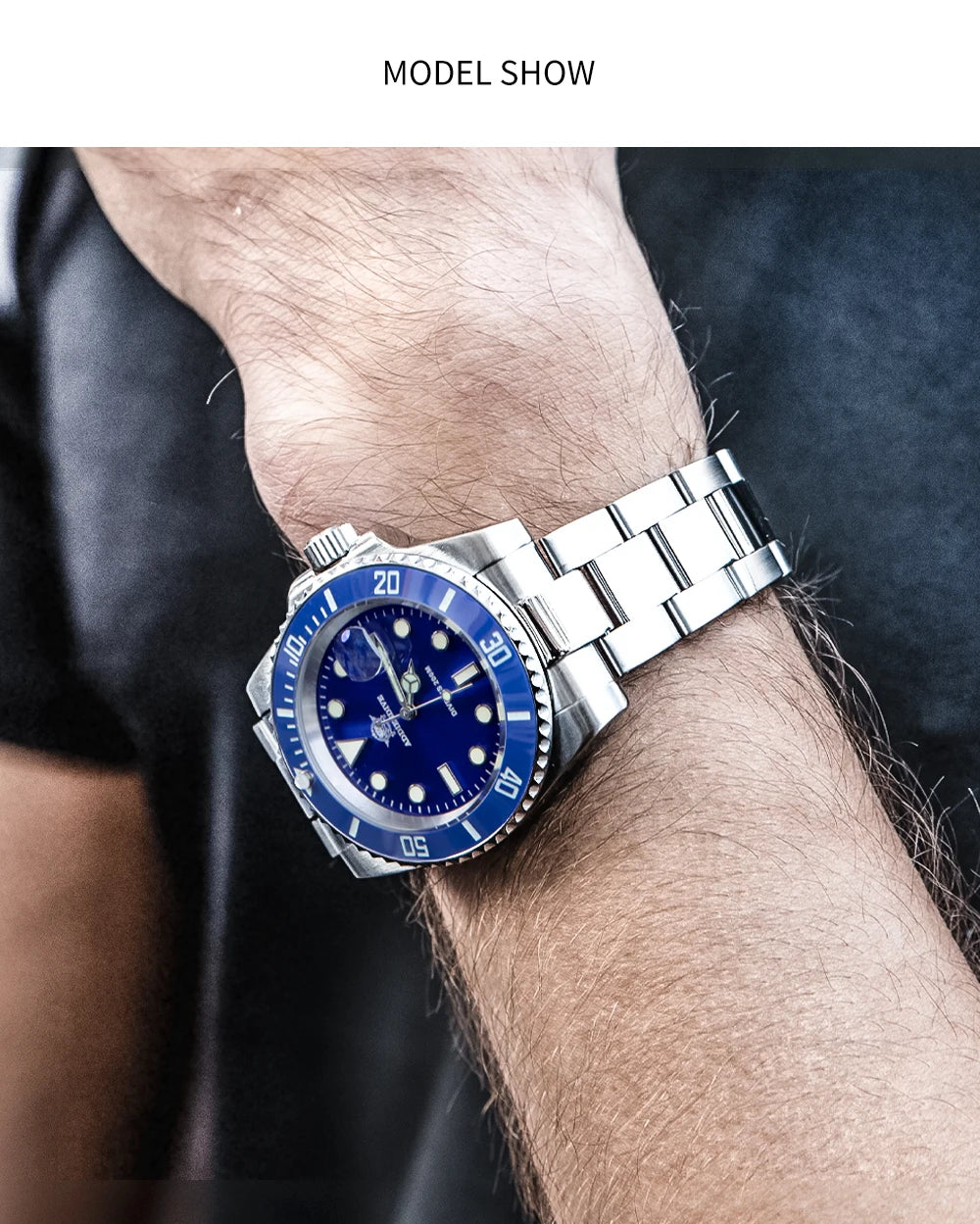 ADDIESDIVE Watch Men's Waffle Strap 200m Waterproof Outdoor Sports Watch C3 Super Luminous Quartz Watch  Relogios Masculino