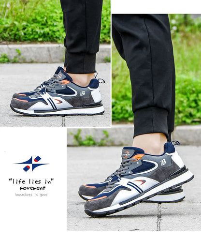 BONA Neue Designer-Action-Leder-Sportschuhe für Herren, Sneaker, Laufschuhe, Tennis- und Walkingschuhe, trendige Fitness-Footwear
