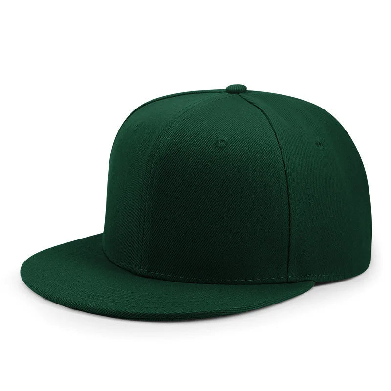 Casquette de baseball pour adulte à l'arrière fermé, pour petits tours de tête, femme et homme, modèle neutre, style hip-hop, casquette snapback, taille grande pour homme, casquette ajustée à visière plate, de 55 cm à 64 cm