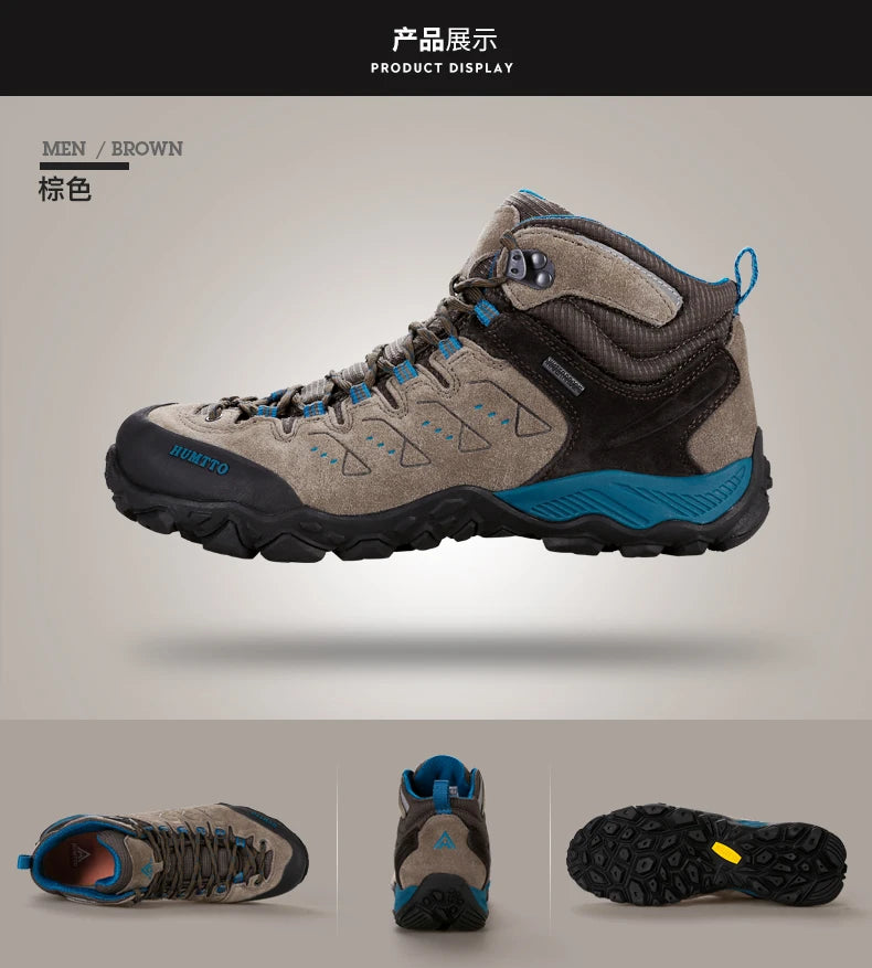 HUMTTO Hiking Shoes Men Winter Outdoor Sports Climbing Shoes hunting shoes Warm women Trekking  Sneakers ankle boots  Tactical