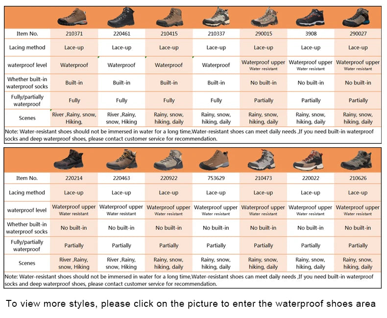 HUMTTO New Hiking Shoes Men's Waterproof Outdoor Sneakers for Men Leather Women Walking Climbing Trekking Sport Man Boots Woman