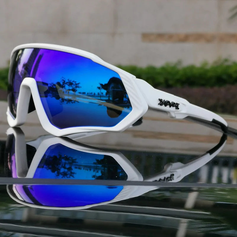2025 Polarized Sport 5 Lens Cycling Glasses Bike Mtb Sunglasses Men Women Fishing Running Goggles Fashion Safety Bicycle Eyewear