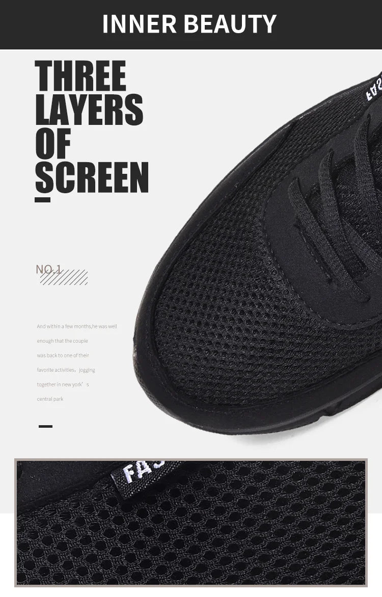 Men's Shoes Casual Mesh Summer Sneakers Breathable Lightweight Tenis Men Walking Sneaker Comfortable Masculino Zapatillas Hombre