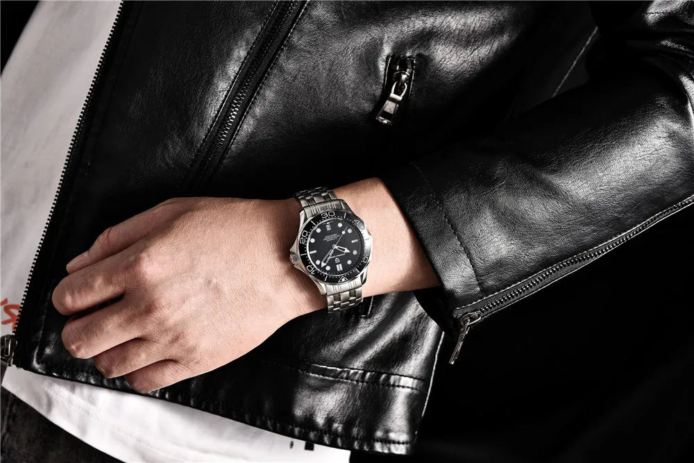 2026 New PAGANI DESIGN Wave Men Mechanical watch Luxury Automatic Watch for men NH35 Sapphire crystal Dive wristwatch clock man