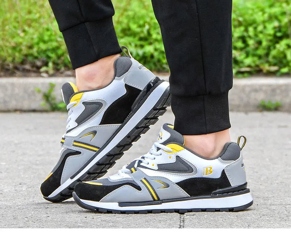 BONA Neue Designer-Action-Leder-Sportschuhe für Herren, Sneaker, Laufschuhe, Tennis- und Walkingschuhe, trendige Fitness-Footwear
