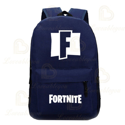 Mochila Fortnite Games, mochila escolar Fortnite para adolescentes, unissexo, com compartimento para portátil, para escola, viagens e uso casual
