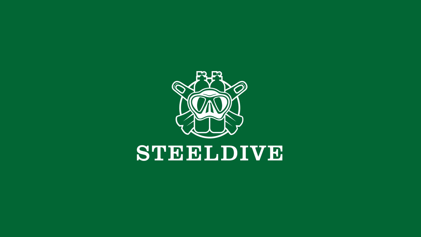 STEELDIVE SD1957 New Arrival 42MM Vintage Bezel 300M Waterproof NH35 Green Luminou Sapphire Glass Automatic  Dive Watch Montre