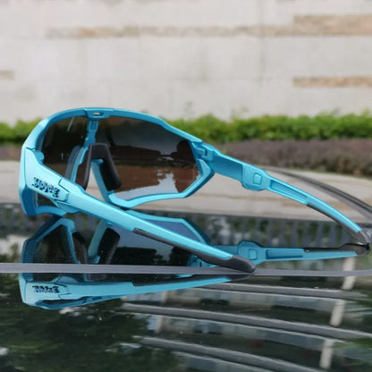 2025 Polarized Sport 5 Lens Cycling Glasses Bike Mtb Sunglasses Men Women Fishing Running Goggles Fashion Safety Bicycle Eyewear