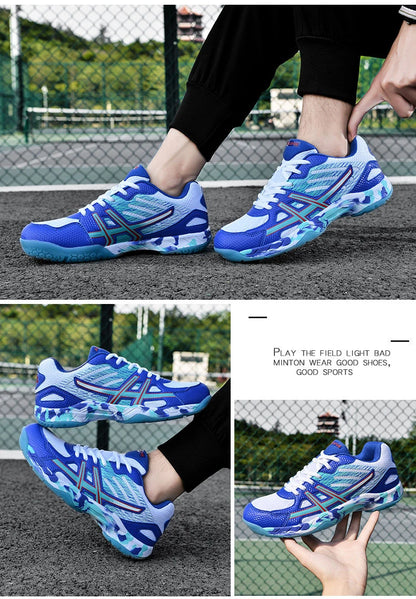 Sapatilhas Novas 2022 para Mulher e Homem, Ténis de Badminton Leves Pretos, Respiráveis, para Desporto ao Ar Livre, Treino e Atletismo, Verde