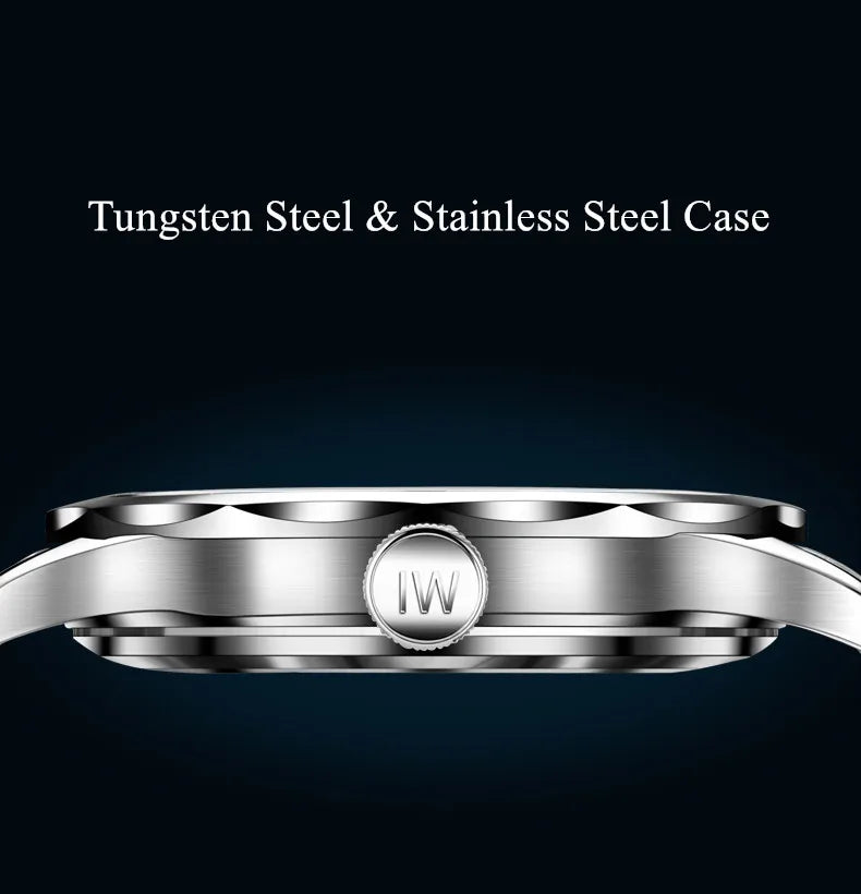 Relógio CARNIVAL para homem em tungsténio, marca de luxo, movimento automático NH36, relógio mecânico de pulso para homem, resistente à água, Montre Homme