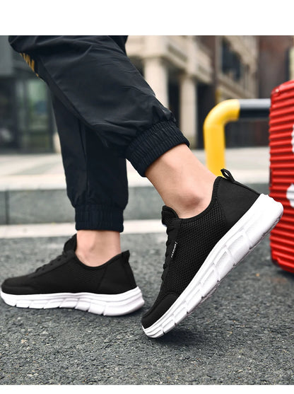 Men's Shoes Casual Mesh Summer Sneakers Breathable Lightweight Tenis Men Walking Sneaker Comfortable Masculino Zapatillas Hombre
