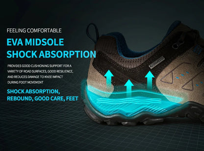 HUMTTO Trekking Shoes for Women Winter Hiking Shoes Womens Waterproof New Luxury Designer Climbing Leather Casual Woman Sneakers