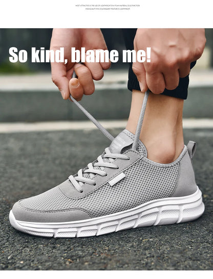 Men's Shoes Casual Mesh Summer Sneakers Breathable Lightweight Tenis Men Walking Sneaker Comfortable Masculino Zapatillas Hombre