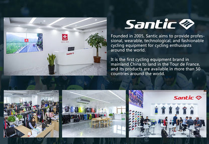 Santic Mountain Bike Lock Shoes for Men SPD Locking Shoes MTB Bike Accessories Breathable Self-Locking Unisex Cycling Sneakers