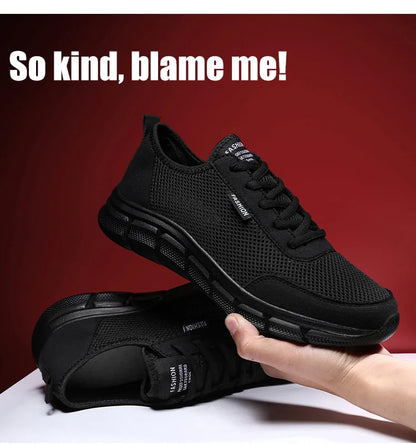 Men's Shoes Casual Mesh Summer Sneakers Breathable Lightweight Tenis Men Walking Sneaker Comfortable Masculino Zapatillas Hombre