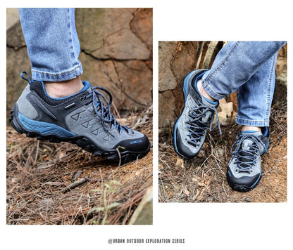 HUMTTO Trekking Shoes for Women Winter Hiking Shoes Womens Waterproof New Luxury Designer Climbing Leather Casual Woman Sneakers