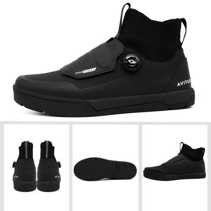 Avitus Zapatillas MTB Shoes for All Mountain Bike Flat Pedals Or SPD Cleat Compatible Arcas Cycling Shoes
