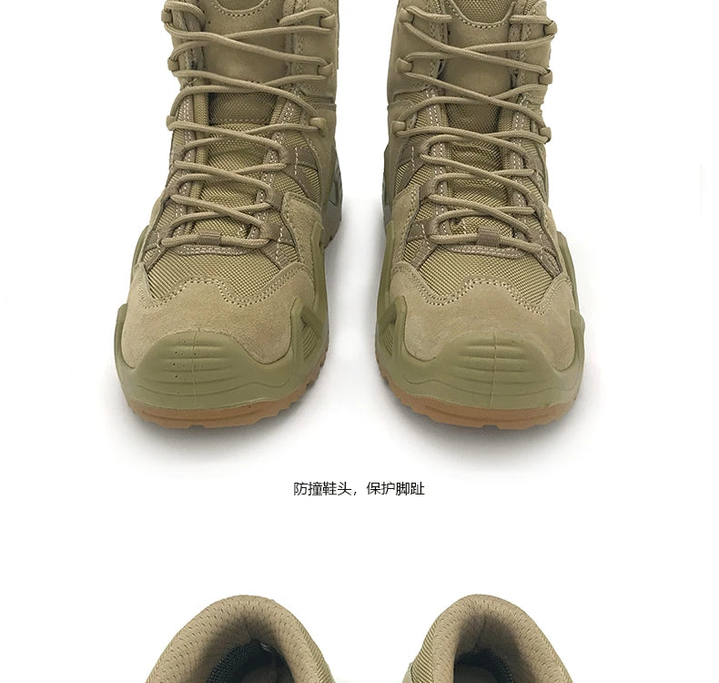 Tactical Hunting Boots Men Boots Special Force Desert Hiking  Boots Outdoor Hiking Boots Ankle Shoes Men's Sneakers