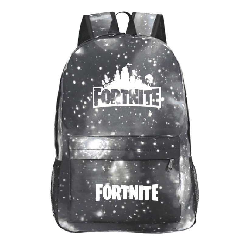 Mochila Fortnite Games, mochila escolar Fortnite para adolescentes, unissexo, com compartimento para portátil, para escola, viagens e uso casual
