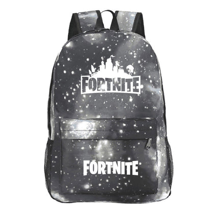 Mochila Fortnite Games, mochila escolar Fortnite para adolescentes, unissexo, com compartimento para portátil, para escola, viagens e uso casual