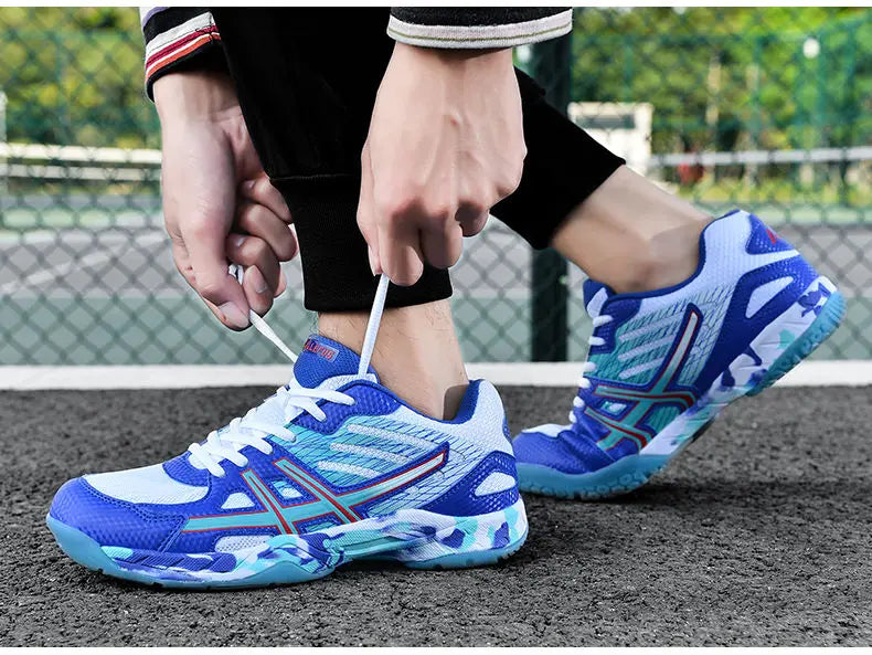 Sapatilhas Novas 2022 para Mulher e Homem, Ténis de Badminton Leves Pretos, Respiráveis, para Desporto ao Ar Livre, Treino e Atletismo, Verde