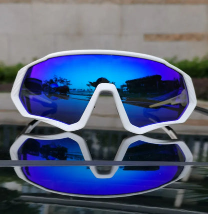 2025 Polarized Sport 5 Lens Cycling Glasses Bike Mtb Sunglasses Men Women Fishing Running Goggles Fashion Safety Bicycle Eyewear