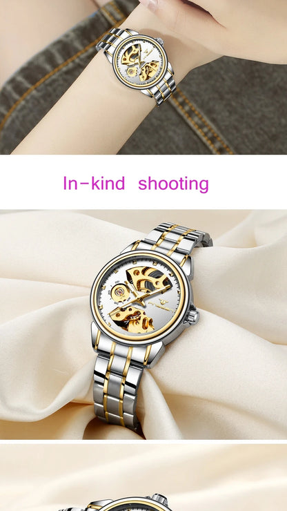 Fashion Luxury Brand Ladies Watches Women Automatic Watches Mechanical Watch Waterproof Luminous Sport Casual Wristwatch