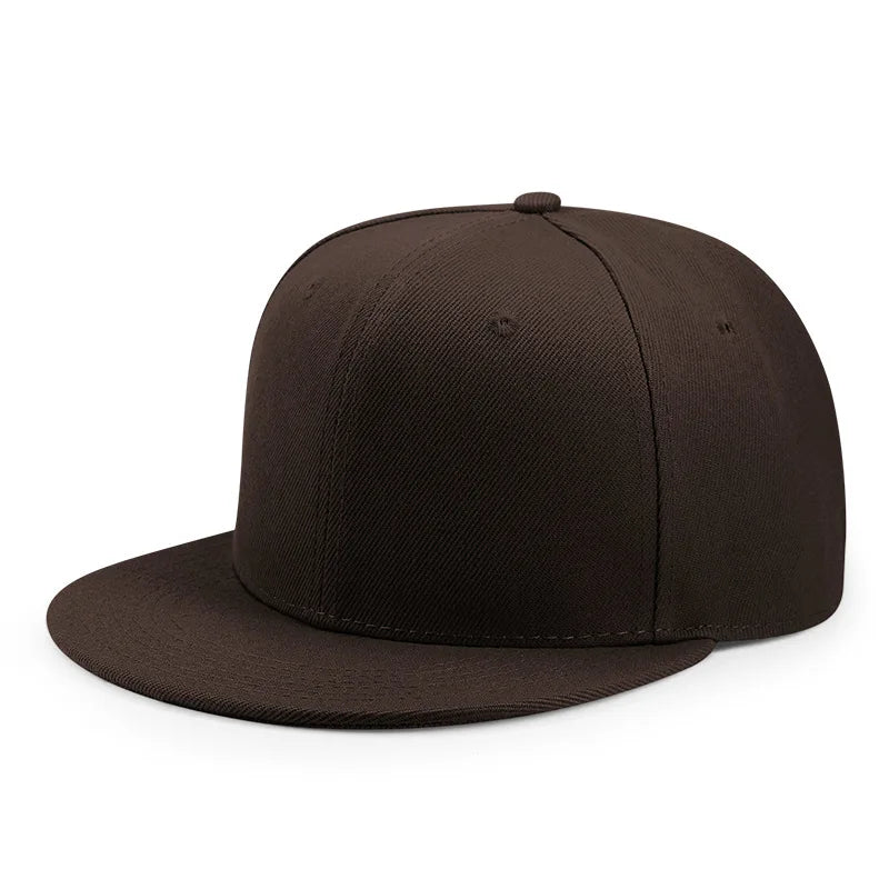 Casquette de baseball pour adulte à l'arrière fermé, pour petits tours de tête, femme et homme, modèle neutre, style hip-hop, casquette snapback, taille grande pour homme, casquette ajustée à visière plate, de 55 cm à 64 cm