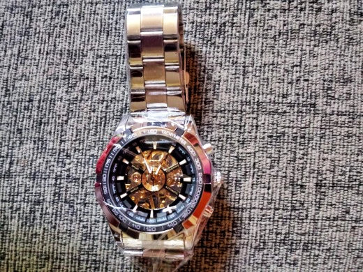 Forsining 2021 Stainless Steel Waterproof Mens Skeleton Watches Top Brand Luxury Transparent Mechanical Sport Male Wrist Watches