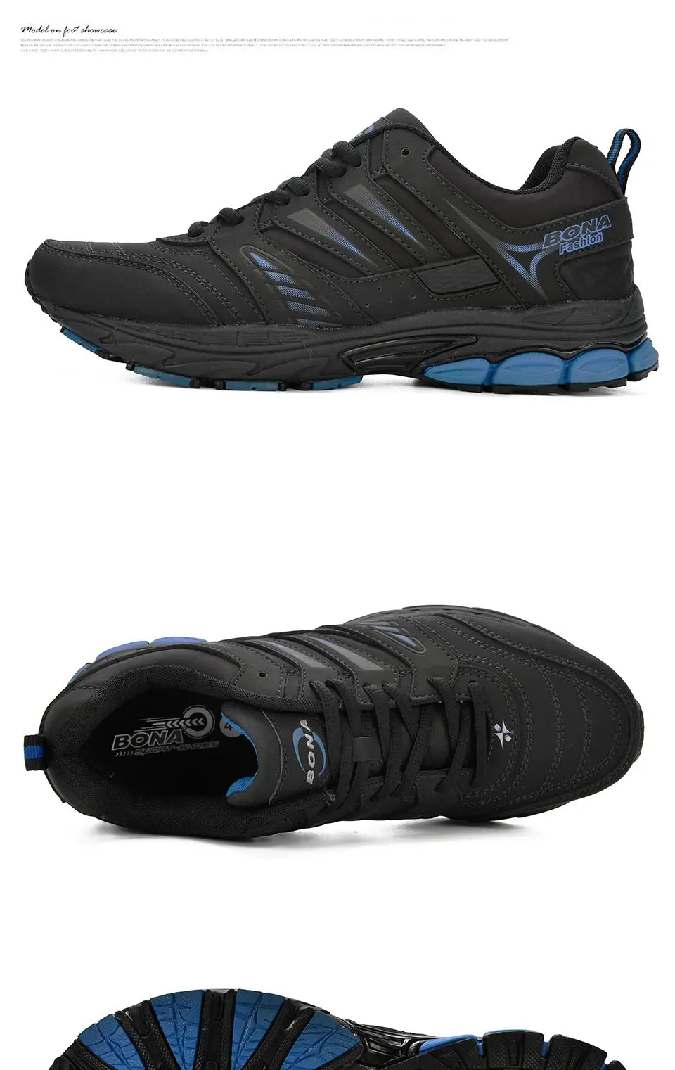 BONA  New Design Style Men Shoes Breathable Popular Men Running Shoes Outdoor Sneaker Sports Shoes Comfortable