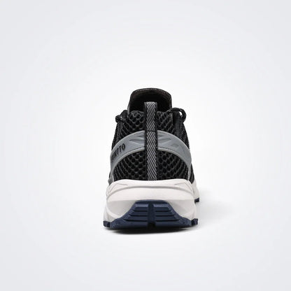 HUMTTO Non-slip Cushioning Running Shoes Men Breathable Mesh Lace-Up Sport Jogging Trekking Shoes Summer Outdoor Light Sneakers