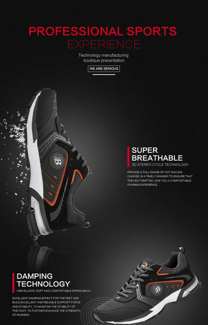 BONA Running Shoes Men Fashion Outdoor Light Breathable Sneakers Man Lace-Up Sports Walking Jogging Shoes Man Comfortable