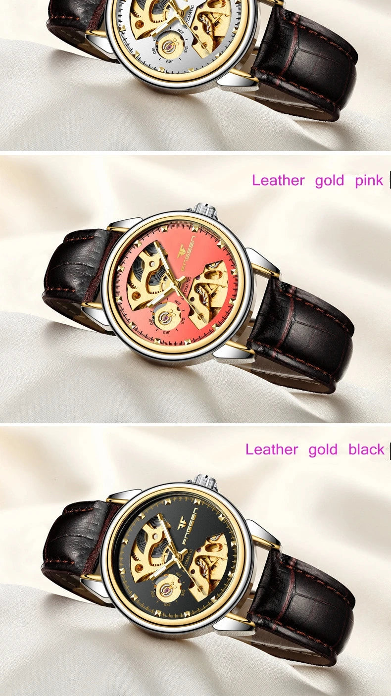 Fashion Luxury Brand Ladies Watches Women Automatic Watches Mechanical Watch Waterproof Luminous Sport Casual Wristwatch