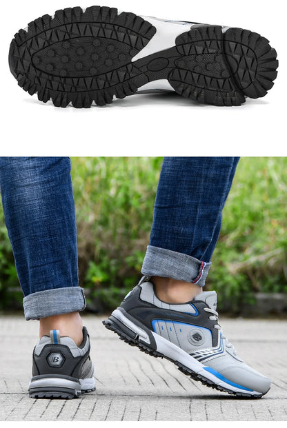 BONA Running Shoes Men Fashion Outdoor Light Breathable Sneakers Man Lace-Up Sports Walking Jogging Shoes Man Comfortable