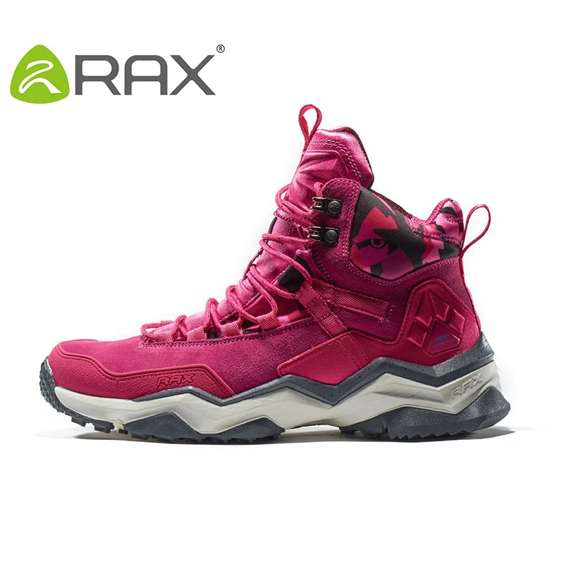 Botas de Caminhada RAX para Mulher Impermeáveis, Sapatilhas de Trekking Leves, Botas de Montanhismo Antiderrapantes para Desportos ao Ar Livre e Turismo