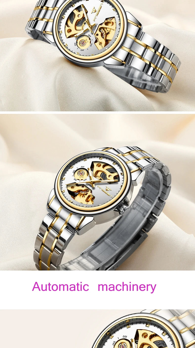 Fashion Luxury Brand Ladies Watches Women Automatic Watches Mechanical Watch Waterproof Luminous Sport Casual Wristwatch