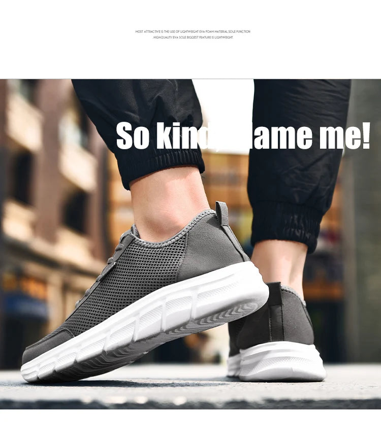 Men's Shoes Casual Mesh Summer Sneakers Breathable Lightweight Tenis Men Walking Sneaker Comfortable Masculino Zapatillas Hombre