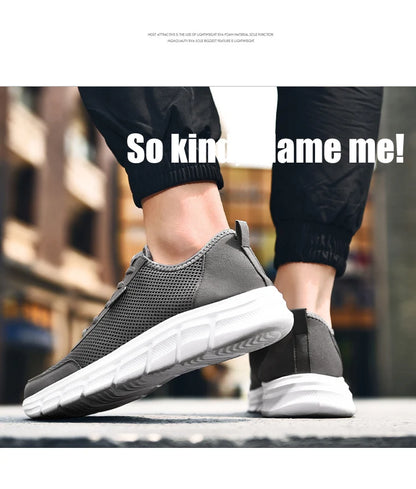 Men's Shoes Casual Mesh Summer Sneakers Breathable Lightweight Tenis Men Walking Sneaker Comfortable Masculino Zapatillas Hombre
