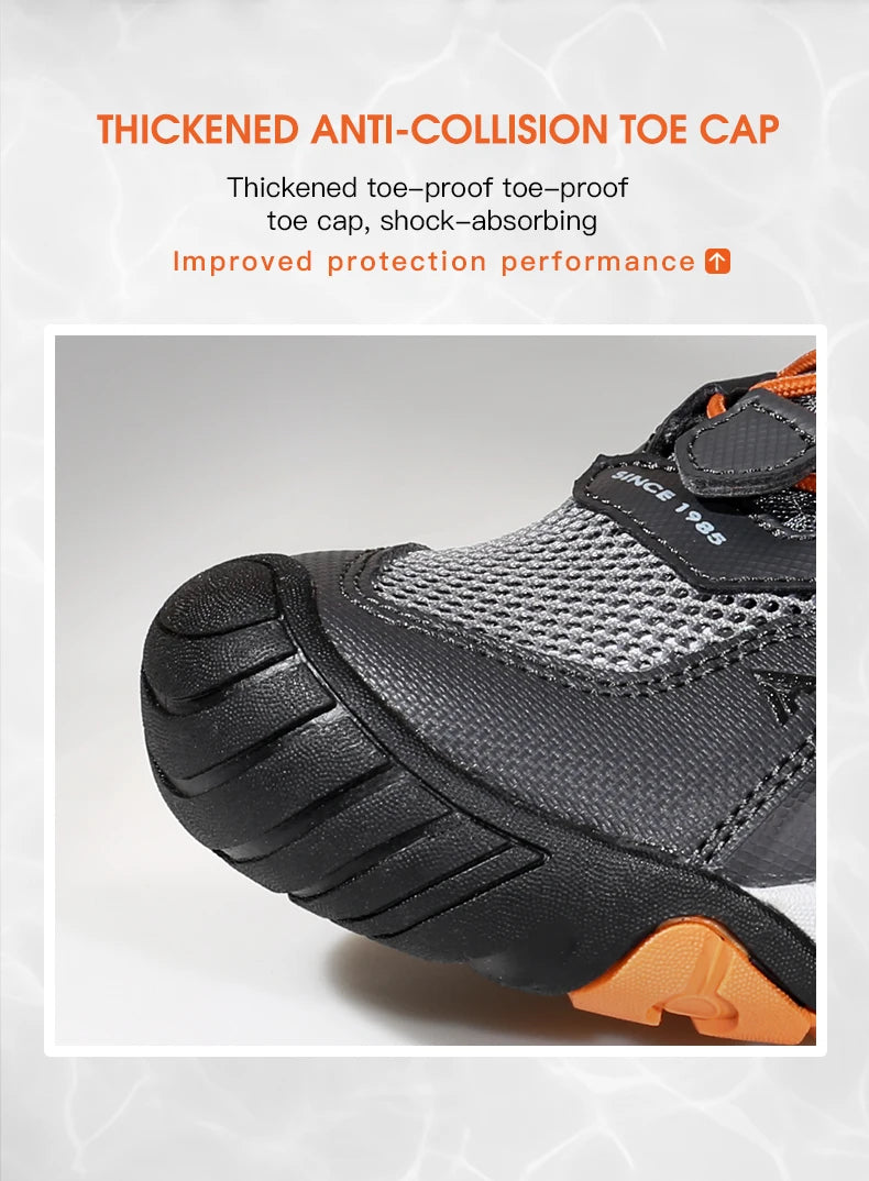 HUMTTO Brand Hiking Boots for Men Sneakers New Summer Trekking Sandals Male Breathable Outdoor Walking Climbing Water Shoes Mens