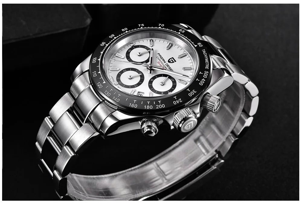 PAGANI DESIGN 2026 New Sport Chronograph Top Brand Luxury Quartz Watch For Men Sapphire crystal  Automatic Date Wrist watch Men